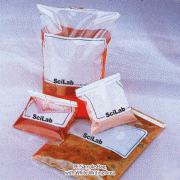 SciLab® Polyethylene Sample Bag, with Zipper, up to 50×h70cmThick-0.07 or 0.08mm, PE 샘플백, 지퍼식