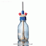 DURAN® Stirred Bottle Reactor-set, GL45/GLS 80, with Mag-Stir Shaft/Impeller and 2 & 4-Ports, 500~2,000㎖Ideal for Small Volume Mixing/Reaction, Up to 140℃, 500rpm Autoclavable, FDA, 자력교반기용 바틀형 반응조