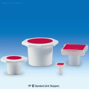 VITLAB® PP Joint Stopper, DIN 10/19~60/46With Red Core, Autoclavable, 125/140℃, <Germany-made>, PP 조인트 스토퍼