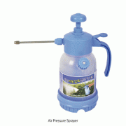 Air Pressure Sprayer, with Transparent Resin Bottle, 1.2 & 1.8-LitFor General Purpose, with Graduation, Non-Breakage, Q-Mark, 다용도/강력 압축 분무기