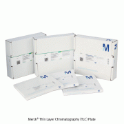 Merck® Thin Layer Chromatography (TLC) Plate, 20×20cm & 5×20cmWith Silicagel Coated Glass·Plastic·Aluminum, 박층 크로마토그래피 판