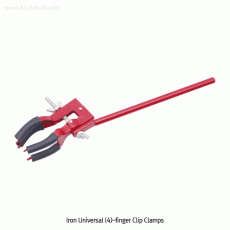4 Finger Universal Iron Clamp, with Non-slip Rubber Jaws, Grip 20~60mm360˚Rotated in X-Axis, Ideal for Irregular Object, X-축 회전형 클램프