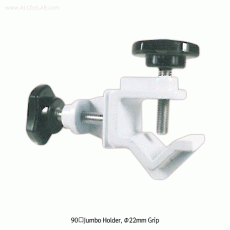 SciLab® Aluminium Jumbo Clamp Holder, Grip Capa. Φ22mmIdeal for Stirrer Rods, Cast-Aluminium, 90º angle Connection, <Korea-made>,“ 점보”홀더