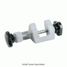 SciLab® Jumbo Clamp Holder, 28mm Opening, Grip Hole Φ33mmIdeal for Φ27.2mm (or Less) Reactor Frame, Cast-Aluminium, <Korea-made>, 자이언트 홀더