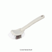 Curved Handy Brush, with PP handle, Multipurpose, Overalll Length 270mmSuitable for Cleaning Bathroom, Quick & Easy Cleaning, 곡선형 다용도 브러쉬