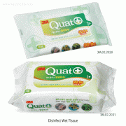 3m® quat 10·80Sheets disinfect wet tissue, 99.9% Germ Removal, Weak AcidWith On-Off Sticker, Excellent for Disinfection and Safety, Wet 10·80매 살균티슈, 의약외품