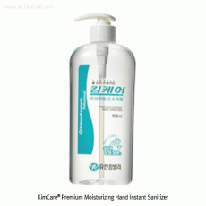 KimCare® Premium Moisturizing Hand Instant Sanitizer, Gel-type, 450㎖With Stand Pump-type, Contains 62% Ethyl Alcohol, 고급형 손소독제