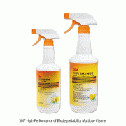 3M® High Performance of Biodegradability Multiuse Cleaner, Hypo-allergenic Spray, 600 & 820㎖Ideal for Remove Old Stains, Oil and Dust, 생분해성 고성능 클리너, 오일/묵은때 용
