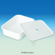 PP White Container, Ideal for Storage, with Lid, 10~30Lit, PP 컨테이너