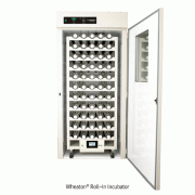 Wheaton® Roll-In Incubator, for Roller Culture Apparatus, Ambient 8℃~70℃With Interior Electrical Outlet & Viewing Window, UL, CSA and CE, <USA-made>, 회전배양기용 인큐베이터