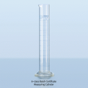 DURAN® Premium A- & B-class Measuring Cylinder, Boro Glass 3.3, Tall-form·Spout·Hexagon-base, 5~2,000㎖, A급 & B급 메스실린더