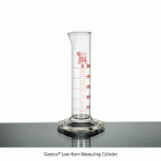 Glassco® Low-form Measuring Cylinder, B-class, 10~1,000㎖With Amber Scale & Hexagonal-base, Borosilicate Glass 3.3, 단형 메스실린더