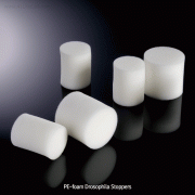 PE-foam or Cellulose Drosophila Stopper, Sponge-Type, Disposable, Non-sterileFor Vials(Φ25 & Φ28.5mm) and 177㎖ Bottles, 초파리 배양 베셀용 마개