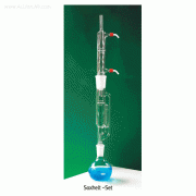 SciLab® Hi-grade Glass Soxhlet Apparatus, with Allihn CondenserWith Safety GL14 PP Connect-Kit, 고급 쏙시렛 추출기