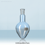DURAN glass Joint Flask, Pear-Shaped, with ASTM or DIN Joint, 5~250㎖<Made by SciLab Korea>, 부 피어 타입 플라스크