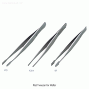 Flat Tweezer for Wafer, SA (Stainless), 웨이퍼용 플랫 트위저