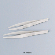 PP Tweezers, Length 120mm, Heat Resistance at -10℃+125/140℃Made of Reinforced Polypropylene(PP), 플라스틱 트위저/핀셋