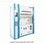 SciLab Ducted PP & PVC Wet Scrubber Fume Hood for Acid/Chemical Resistance, 1,500·1,800·2,100·2,400 mm(A) Bypass or (B) Air Curtain-Type, Circulation Pump, PP Pall Ring Filter, Demister, Air·Gas·Water-Cock, Cup Sink, and Drain내산/내약품용 닥트형 PP & PVC 스크러버 흄후드