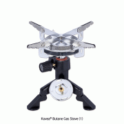 Kovea® Butane Gas Stove, Piezo-electric Auto-ignitionWith Cylinder- & Screw-type Gas Connector, 오토 가스 스토브, 압전 자동점화
