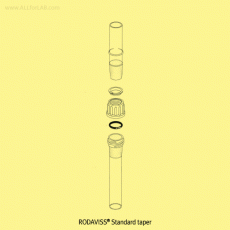 DURAN RODAVISS Standard taper -Joint units for Special ScrewMade of Borosilicate Glassα3.3, Cap-tight-connection System, RODAVISS® 표준 조인트