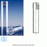 SciLab® GL-Screwthread Tube, Standard·Heavy-wall·Shoulder-typeMade of Boro-glass 3.3, ISO/DIN, 표준 GL-스크류 튜브, 초자 가공용