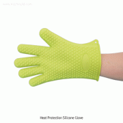 Heat Protection Silicone Glove, with Hot - cushion & Grib SurfaceWith 5 Finger Grip, Heat Resistant up 230℃, 실리콘 고온용 장갑
