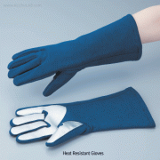 Heat Resistant Glove, Length 340 & 450mm, Flexibility 400℃Made of Meta-Aramid Fiber, Heat/Chemical Resistance, 내열방재장갑