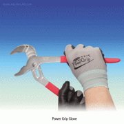 Hand Max® Power Grip Glove, Excellent Grip, Nitrile Fiber, 13Gauge, GrayWith Nitrile Foam Palm Coated, Oil & Detergent Resistant, L210~230mm, 핸드맥스 파워그립 장갑