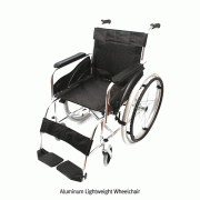 Aluminum Lightweight Wheelchair, for the Elderly, the Disabled and Limited Pedestrians, 12kg, MedicaluseWith Fixed Armrests, Backrest, 휠체어, 팔걸이 고정형, 컴팩트 타입, 일반형