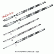 Hammacher® Premium Delicate Scalpel, Stainless-steel 420, Medicaluse approved(1) L155 & L163mm Delicate and (2) L120·125·129mm Very Delicate, <Germany-made>, 프리미엄 메스, 독일제 외과용, 비자성/비부식 특수스텐