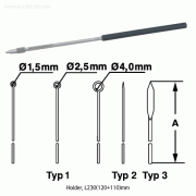 Bochem® High Grade Aluminium Holder and Stainless-steel Loop·Needle·LancetSuitable for Inoculating, 고품질 알루미늄 홀더와 스텐 루프 / 니들 / 란셋