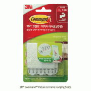 3M® CommandTM Picture & Frame Hanging Strips, Holds Strongly, Removes CleanlyIdeal for Detachable Stuffs, Easy to Use, 부착테이프
