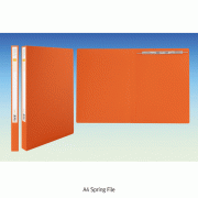 A4 Spring File, with Metal-Spring & -Corner, 6-ColorIndex Attached Inventory, A4 청스프링 파일