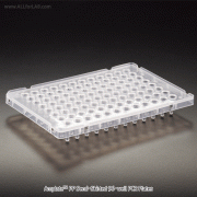 AmplateTM PP Semi-Skirted 96-well PCR Plate, with Alphanumeric Grid, -196℃+121℃With Ultrathin Wall, Certified RNase·DNase·Pyrogen·DNA-free, <Canada-made>, PCR 플레이트