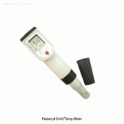 Trans® UniTestaTM Pocket pH·mV·Temp Tester, 0.00~14.00pH, -999~+999mV, 0℃~90℃Interchangeable Sensor, Simultaneous Display of pH & Temp., IP56 Water Proof, 포켓용 다기능 테스터