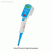 Microlit® Electronic Digital Micropipettor, with Microprocessor Controlled Piston Movement, 0.2~5,000㎕With LCD Large Display, High Accuracy & Precision, CE·ISO·DAkkS·IAF Certified, 전자식 다기능 피펫
