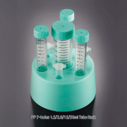 Biofil® PP 7-hole 1.5·2.0·15·50㎖ Tube Rack, for Conical Centrifuge Tube, ReuseableWith Sterile or Non-Sterile, Autoclavable, Individually Package, 125/140℃, 7홀 원심관 랙
