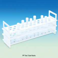 PP 3-Tier Test Tube Rack, for Φ13~32mm Test TubesWith 12·18·20·31-Hole, Autoclavable, -10℃+125/140℃, PP 시험관 랙