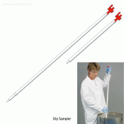 Burkle® PP Dip Sampler, Transparent, Φ22mm, Extendable Up-to 200cmIdeal for Liquid, All Layer and Point Sampling Possible, <Germany-made>, PP 액상시료 샘플러