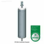Burkle® Stainless-steel Mini Immersion Sampler, with Screw-off Top, Easy Cleaning, Φ32mmFor Sampling liquids in Narrow Places, Automatic Valve, L180mm, 50㎖, 280g, <Germany-made>, 소형 침수용 샘플러