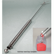 Burkle® Stainless-steel Easy Sampler, Φ32mm, 200㎖, Length 104cmSuitable for Free-Flowing Materials, Easy to Empty, Chamber Length 50cm, <Germany-made>, 이지 샘플러