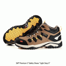 3M® Premium 5″Safety Shoes “Light Step S”, Durable, Ultra Lightweight, 235~290mmIdeal for Light Duty Utility, Non-slip, Wearable, Less Feet Fatigue, 초경량 안전화