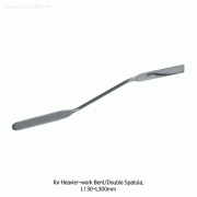 Bochem® Bent Double Spatula, High Grade Stainless-steel, L130~300mmFor Heavier-work, Non-magnetic/Rust-free, 스텐 곡형 양면 스패츌러, 비자성/비부식
