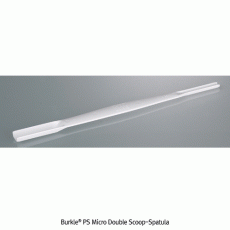 Burkle® PS Micro Double Scoop-Spatula, with Rounded-end, L180mm, Sterile & Non-sterileFor Measuring or Transferring Small Amounts, <Germany-made>, PS 마이크로 양면 스패츌러