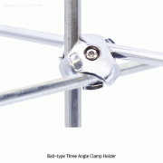 Ball-type Three Angle Connector, Cast-Zinc, Grip Capa. Φ10~12mm볼타입 세방향 클램프 홀더
