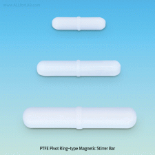 PTFE Pivot Ring-type Magnetic Stirrer Bar, Efficient Spinning even on Curved or Uneven Bases, L30~159mmExcellent for Chemical and Corrosion Resistance, for Lab & Industry, PTFE Pivot Ring-type 마그네틱바