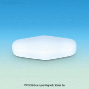 PTFE General purpose Elliptical-type Magnetic Stirrer Bar, for Round Bottom Flasks, -200℃+260℃, L20~41mmExcellent for Chemical and Corrosion Resistance, PTFE Elliptical-type 마그네틱바