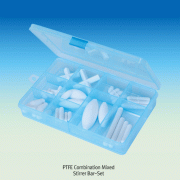 PTFE Combination Mixed Stirrer Bar-Set, for Lab & Industry, L10~60 mm, 28pcs/setExcellent for Chemical and Corrosion Resistance, -200℃+260℃, PTFE 마그네틱바 종합세트