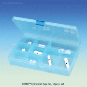 Cowie® TURBOTM PTFE Extra Power-type Stirrer Bar Set, for Lab & Industry, L8~60mm & L10~50mmFor Lab & Industry, -200℃+280℃, TURBOTM PTFE 마그네틱바 종합세트