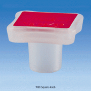 VITLAB® DIN Joint PP Stopper, Autoclavable, 10/19 ~ 60/46With Red Core, Autoclavable, 0℃~125/140℃ Stable, <Germany-made>, PP 조인트 스토퍼